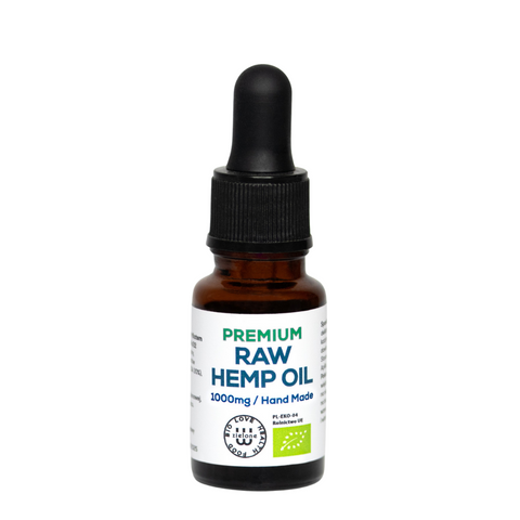 BIO PREMIUM RAW HEMP OIL, <br>1000mg