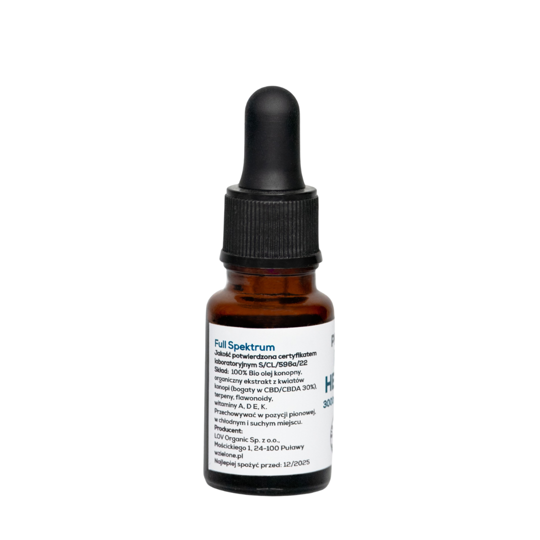 BIO PREMIUM RAW HEMP OIL, <br>1000mg