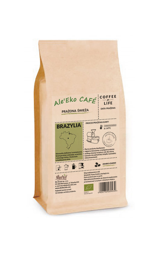 Ale’Eko CAFÉ Brazylia BIO Coffee for Life,<br> 250g, 500g
